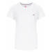 Tommy Jeans Tričko C Neck DW0DW09198 Biela Regular Fit