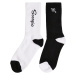 Zodiac 2-Pack Black/White Scorpion Socks