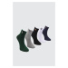 Trendyol Multi-Colored 5-Pack Animal Patterned College-Tennis-Medium Socks