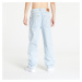 Kalhoty Karl Kani Small Signature Baggy Five Pocket Denim Bleached Blue