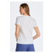 TRIČKO GANT REG SHIELD SS V-NECK T-SHIRT WHITE