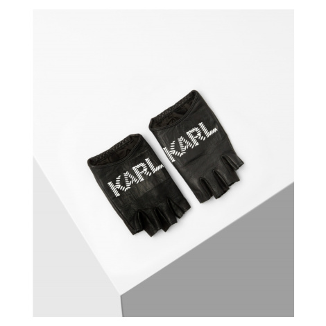 Rukavice Karl Lagerfeld K/Signature Whip Glove Čierna