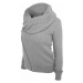 Urban Classics Ladies Asymetric Zip Jacket grey