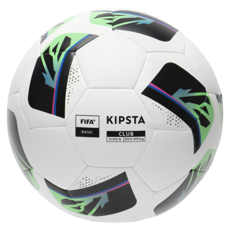 Futbalová lopta Hybride Fifa Basic Club Ball veľkosť 4 biela KIPSTA