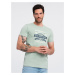 Ombre San Francisco men's printed cotton t-shirt - mint