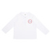 Trendyol White Embroidered Girl Knitted Polo Neck T-shirt