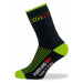 BIOTEX Cyklistické ponožky klasické - TERMO - čierna/zelená