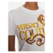 Versace Jeans Couture Tričko 76HAHG00 Biela Slim Fit