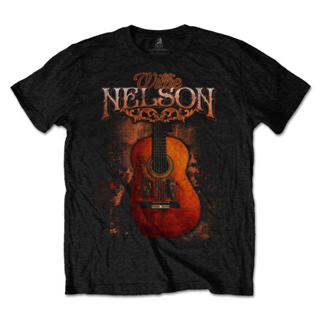 Willie Nelson tričko Trigger Čierna