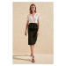 Trendyol Black Frill Detailed Skirt