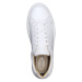 Vasky Glory White - Dámske kožené tenisky / botasky biele, ručná výroba