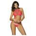 ORANŽOVÉ SIEŤOVANÉ PUSH-UP BIKINY LESLEY VITAMINA M-478 (4)