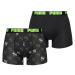 Puma MEN CAT LOGO PRINT BOXER 2P Pánske boxerky, čierna, veľkosť