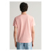 TRIČKO GANT REG SHIELD SS T-SHIRT BUBBELGUM PINK