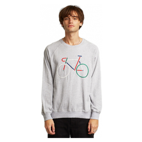 Dedicated Sweatshirt Malmoe Color Bike Grey Melange
