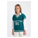 DEFACTO Girls V Neck College School Sweater