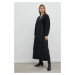 Bavlnené šaty By Malene Birger čierna farba, maxi, áčkový strih