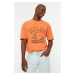 Trendyol T-Shirt - Orange - Relaxed fit