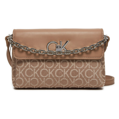 Calvin Klein Kabelka Re-Lock Mini K60K612642 Béžová