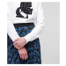 Sukňa Karl Lagerfeld Orchid Print Skirt Blueprint