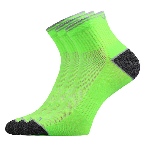 VOXX ponožky Ray neónovo zelené 3 páry 114034