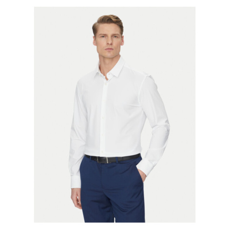 Boss Košeľa P-Hank-S-Kent-C1-222 50503554 Biela Slim Fit Hugo Boss