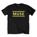 Muse tričko Yellow Logo Čierna