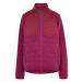 COLOR KIDS-Fleece jacket w/Solid Effect -Beet Red Ružová