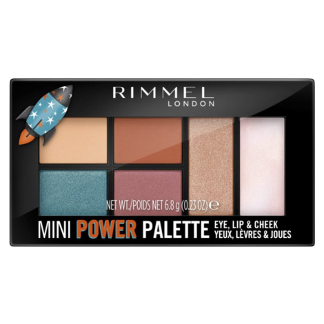 Rimmel Mini Power Palette paletka pre celú tvár odtieň 04 Pioneer