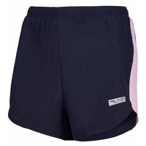 ANTA-Woven Shorts-WOMEN-Basic Black/pink fruit-862025522-9 Čierna