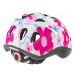 Pony dětská cyklistická helma bílá-růžová