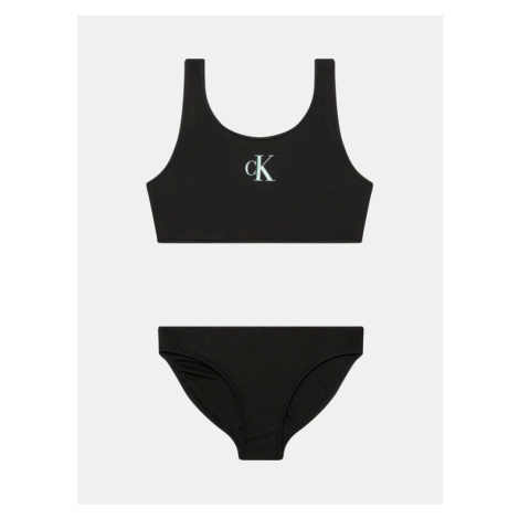 Calvin Klein Swimwear Bikiny KY0KY00067 Čierna