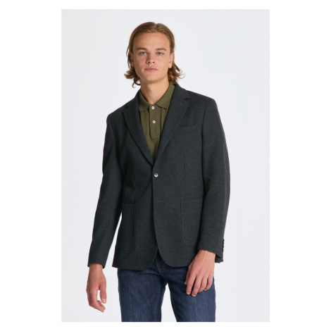 SAKO GANT JERSEY BLAZER ANTRACIT MELANGE