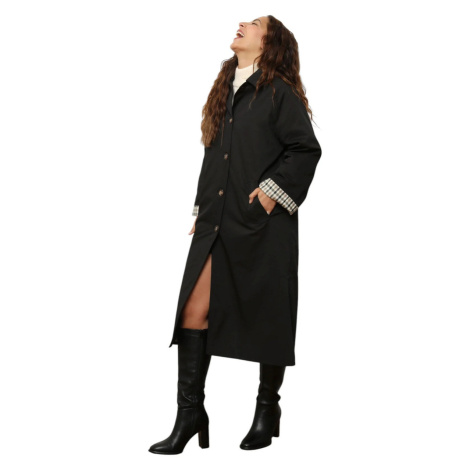 La Modeuse  72591_P168170  Kabátiky Trenchcoat Čierna