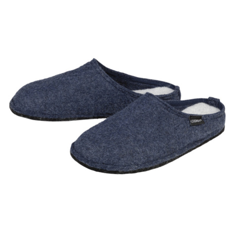LIVERGY® Pánske plstené papuče (navy modrá)
