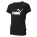 Puma detské tričko ESS Logo Tee Girls Farba: čierna
