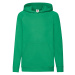 Green Children's Hoodie Fruit of the Loom