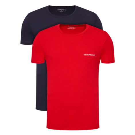 Pánske tričko 2pcs 111267 1P717 76035 čierna / červená - Emporio Armani barevná