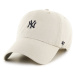 Čiapka 47 brand MLB New York Yankees biela farba, s nášivkou, B-BSRNR17GWS-NT