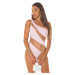 Sexy Koucla Monokini one-shoulder with Mesh Insert blackbeige