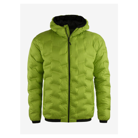 Zelená pánska prešívaná zimná bunda ALPINE PRE Kredas ALPINE PRO