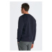 MIKINA GANT EMBOSSED SWEAT C-NECK EVENING BLUE