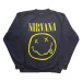 Nirvana mikina Yellow Smiley Modrá