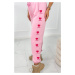Pink Amour Cotton Trousers