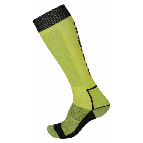 Husky Snow Wool zelená/čierna, M(36-40) Ponožky