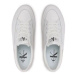 Calvin Klein Jeans Sneakersy Vulc Flatf Low Cut Mix Material YW0YW00864 Biela