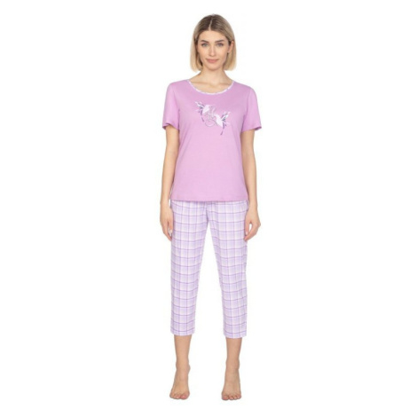 Regina 659 fialové Dámské pyžamo