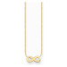 Thomas Sabo KE2221-413-39-L45V Gold-plated chain with infinity pendant