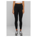 Women's high-waisted jersey leggings black