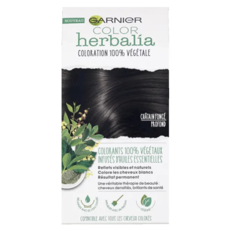 GARNIER COLOR herbalía -  100% rastlinná tmavohnedá farba vlasov